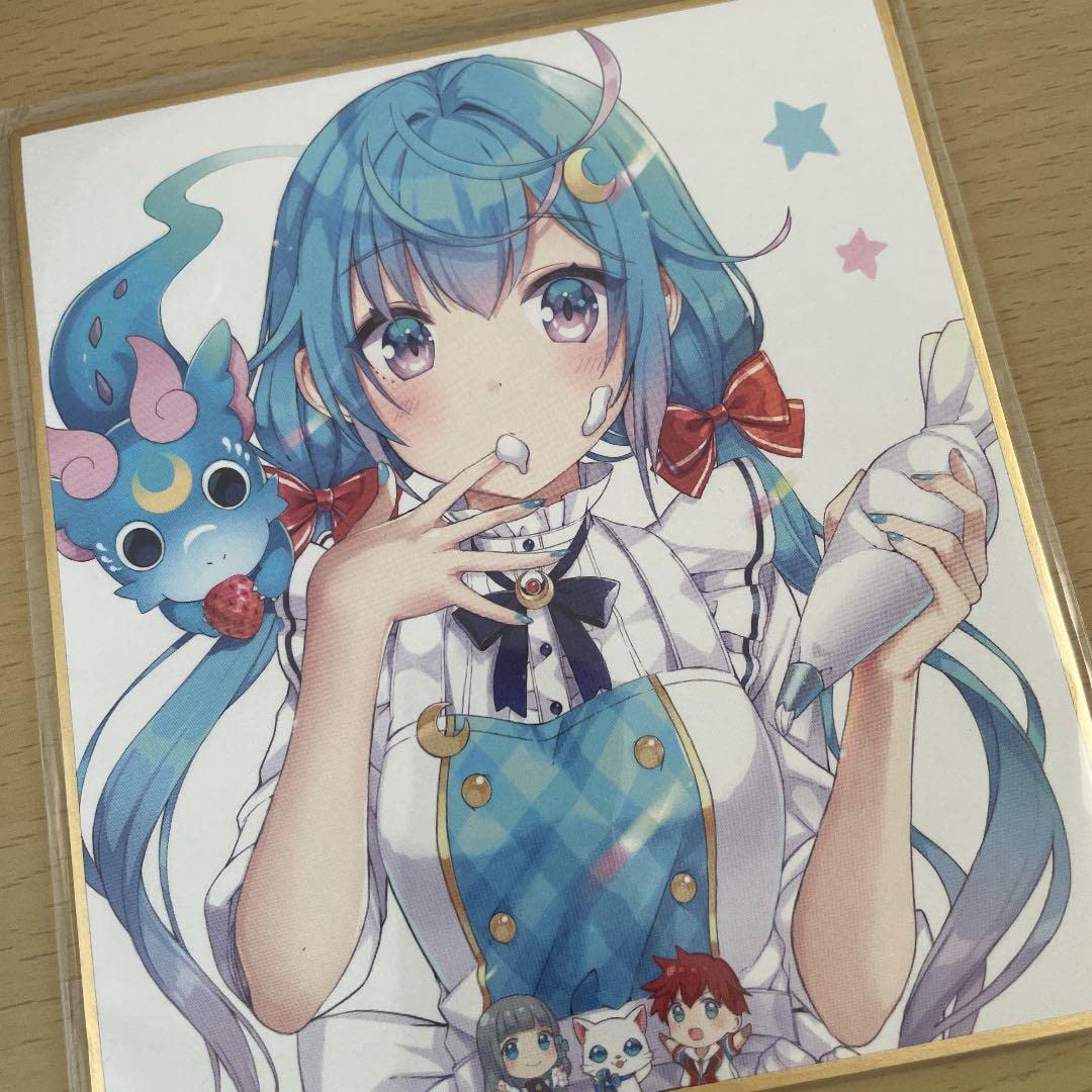 Amazon.co.jp: 白猫プロジェクト チハヤ ミニ色紙 : 文房具・オフィス用品